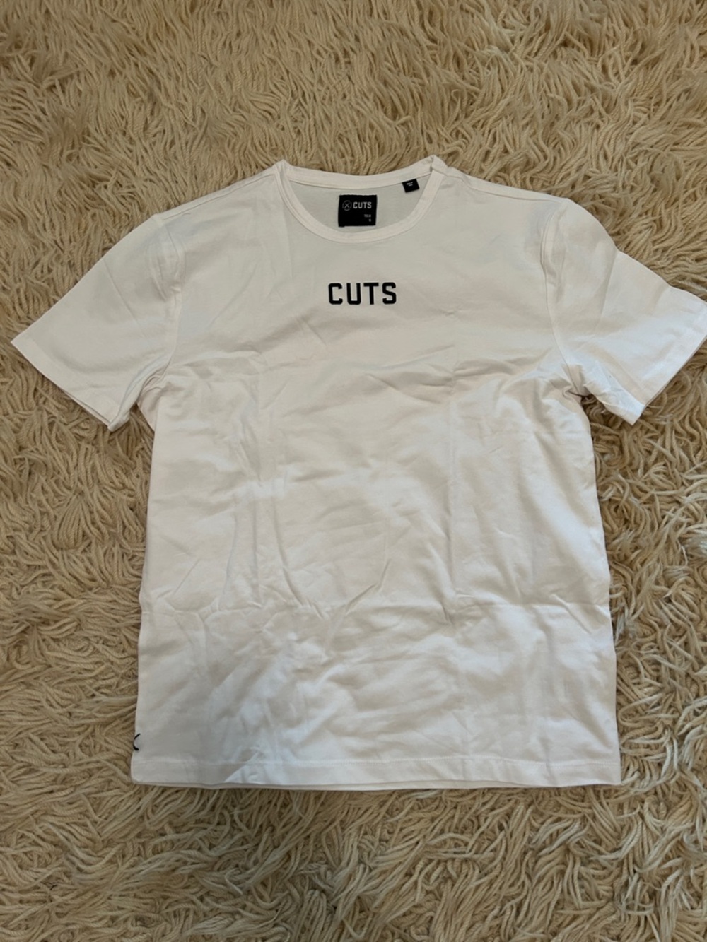 Men’s CUTS White Logo T-Shirt